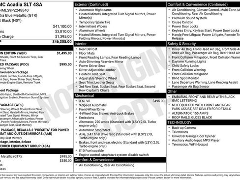 Certified 2023 GMC Acadia SLT w/ Elevation Edition image 7