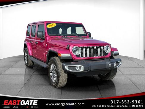 Used 2024 Jeep Wrangler Unlimited Sahara w/ Safety Group AWD/4WD image 1