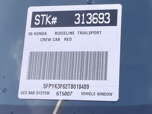 New 2026 Honda Ridgeline TrailSport image 20