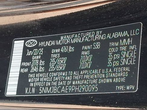 Certified 2023 Hyundai Tucson SEL AWD/4WD image 25