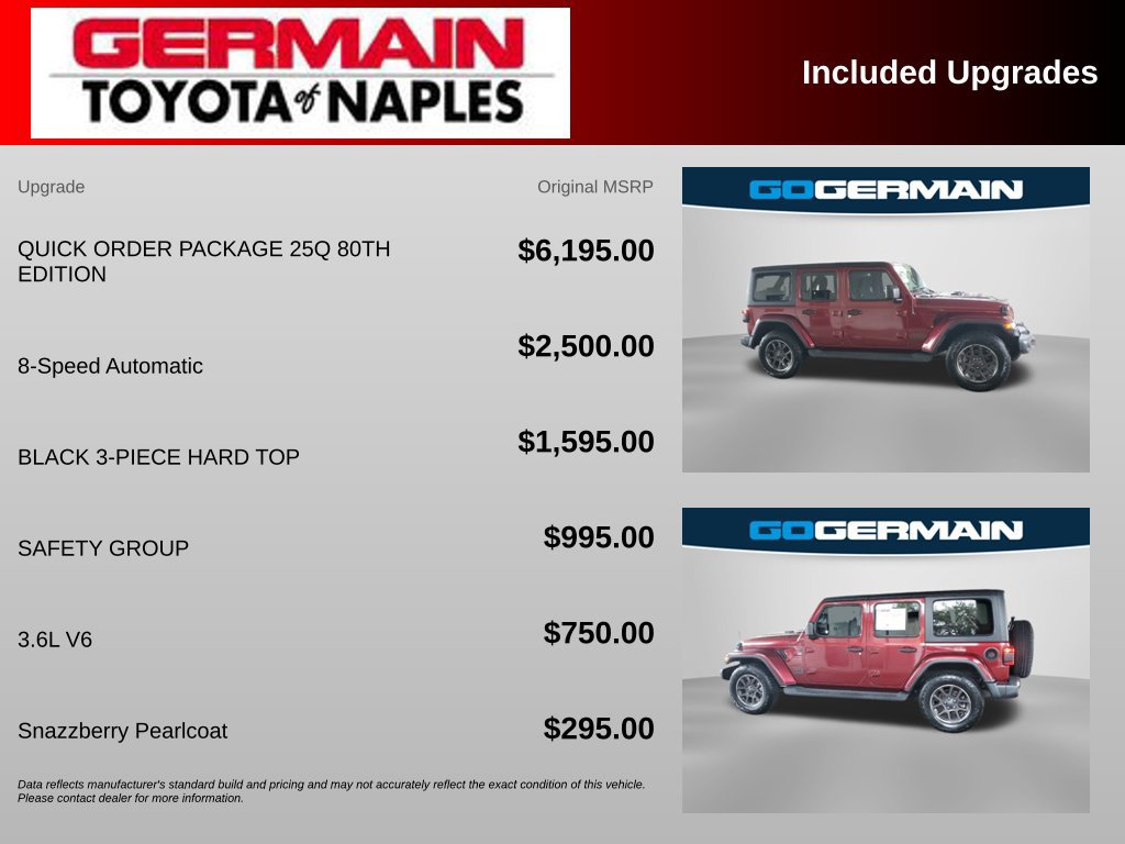 Used 2021 Jeep Wrangler Unlimited Sport AWD/4WD image 5