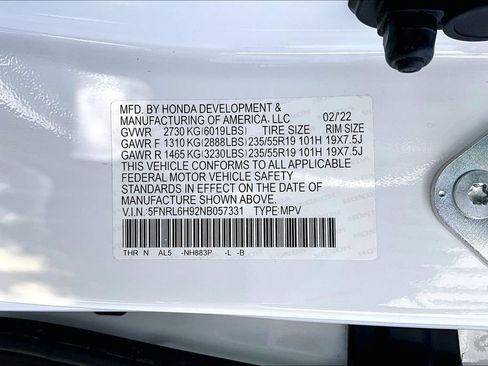 Used 2022 Honda Odyssey Elite image 16