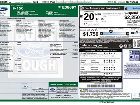 Used 2022 Ford F150 XLT w/ Equipment Group 302A High AWD/4WD image 2