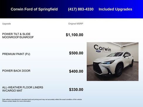 Used 2024 Lexus NX 350h AWD w/ Cold Area Package image 5