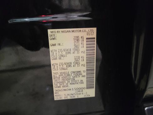 Used 2017 Nissan Murano S w/ Navigation Package image 33