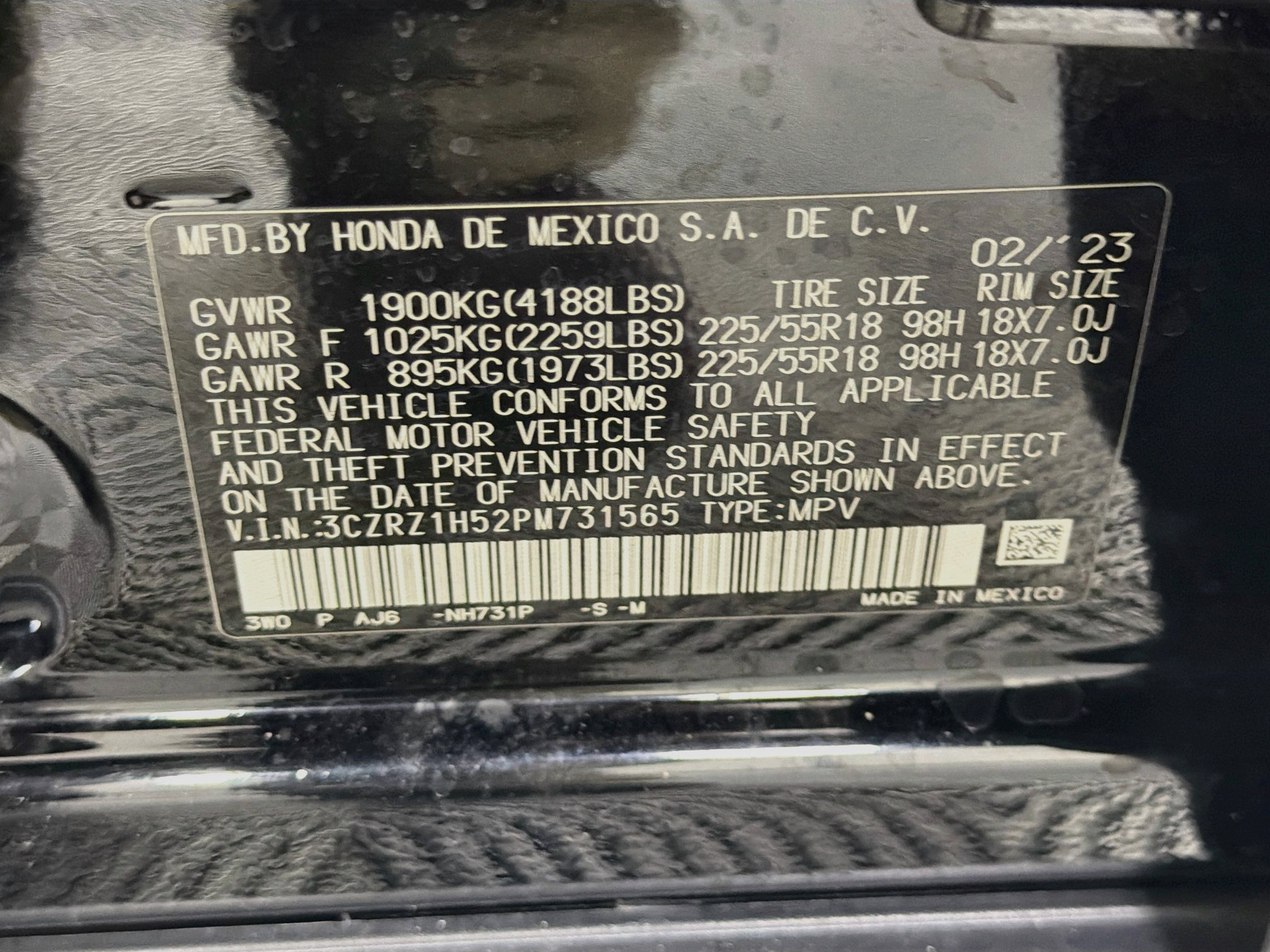 Used 2023 Honda HR-V Sport image 12