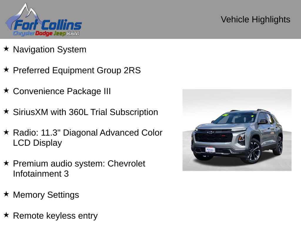 Used 2026 Chevrolet Equinox RS w/ Convenience Package III AWD/4WD image 4