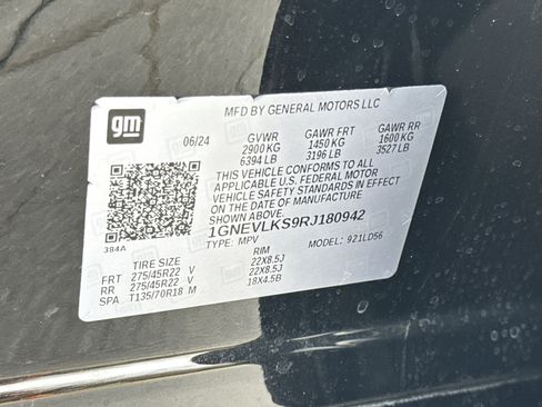 Certified 2024 Chevrolet Traverse RS w/ LPO, Floor Liner Package image 37