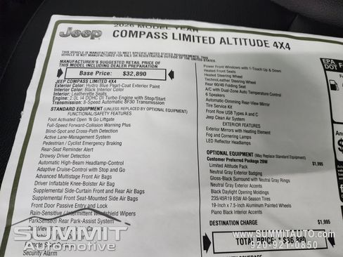 New 2026 Jeep Compass Limited image 37