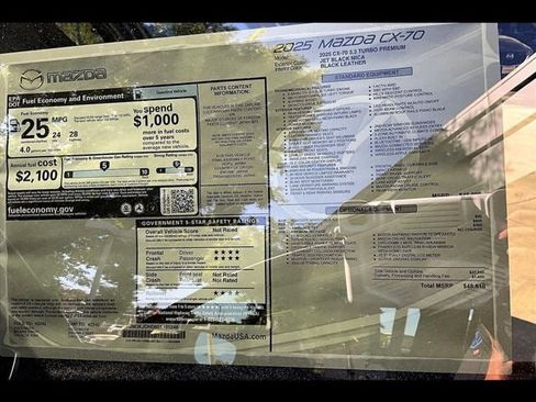 New 2025 MAZDA CX-70 3.3 Turbo w/ Premium Package image 64