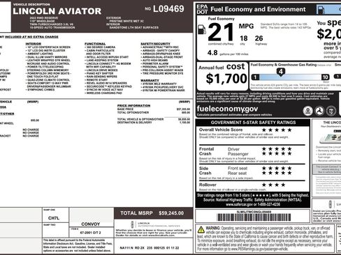 Used 2022 Lincoln Aviator Reserve image 6