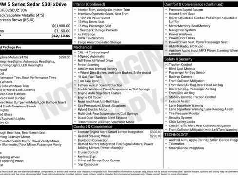 Certified 2025 BMW 530i xDrive image 8
