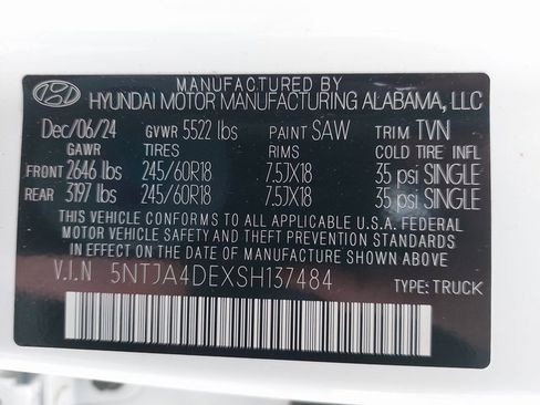 Used 2025 Hyundai Santa Cruz SE image 36