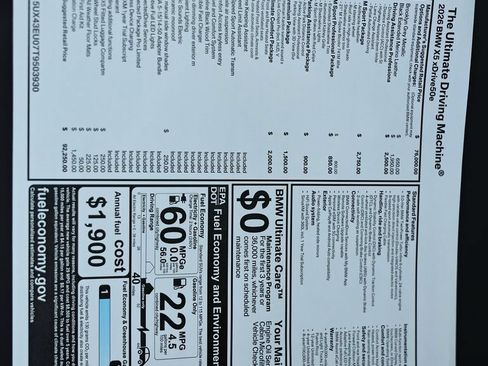 New 2026 BMW X5 xDrive50e w/ M Sport Package AWD/4WD image 25