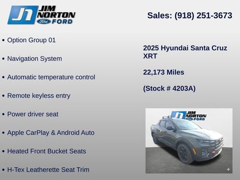 Used 2025 Hyundai Santa Cruz XRT AWD/4WD image 8