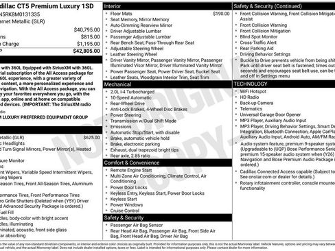 Used 2021 Cadillac CT5 Premium Luxury RWD image 5