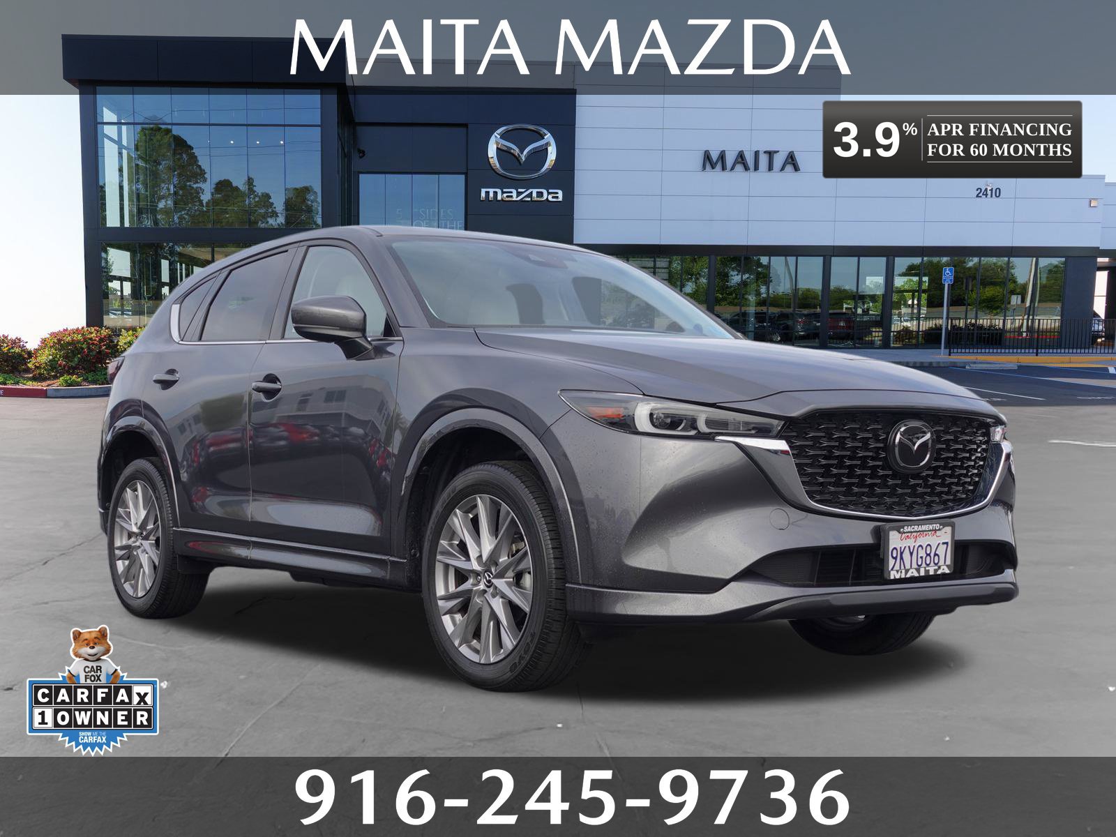 Used 2024 MAZDA CX-5 AWD 2.5 S w/ Premium Package 360° Tour