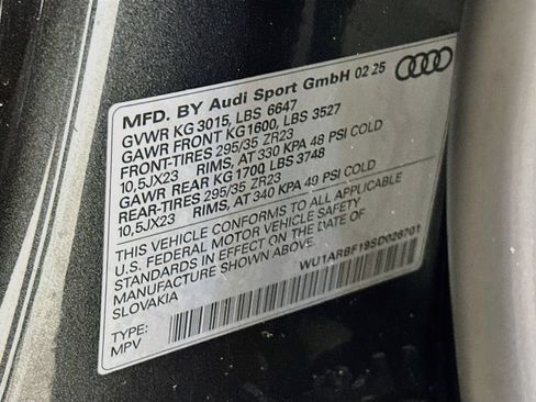 Used 2025 Audi RS Q8 performance AWD/4WD image 33
