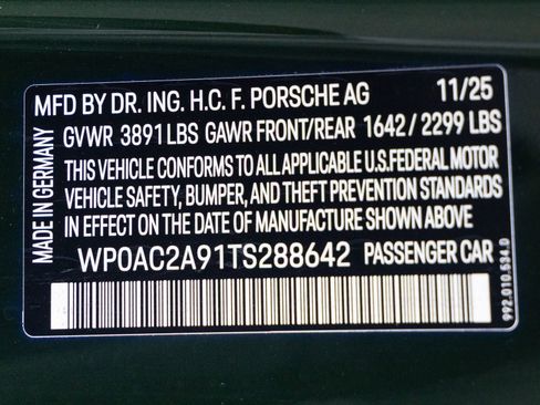 Certified 2026 Porsche 911 GT3 RWD image 36