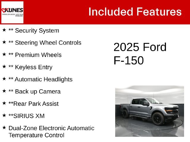 Used 2025 Ford F150 XLT w/ Equipment Group 301A Standard AWD/4WD image 4