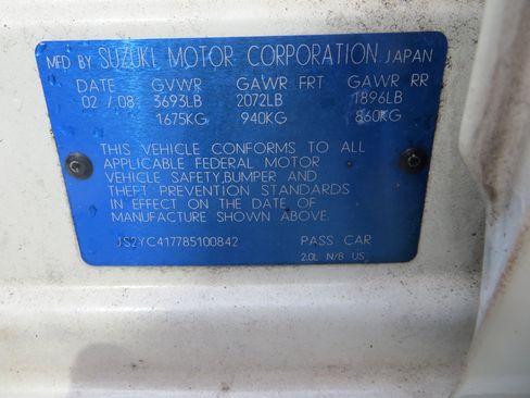 Used 2008 Suzuki SX4 Sport image 19