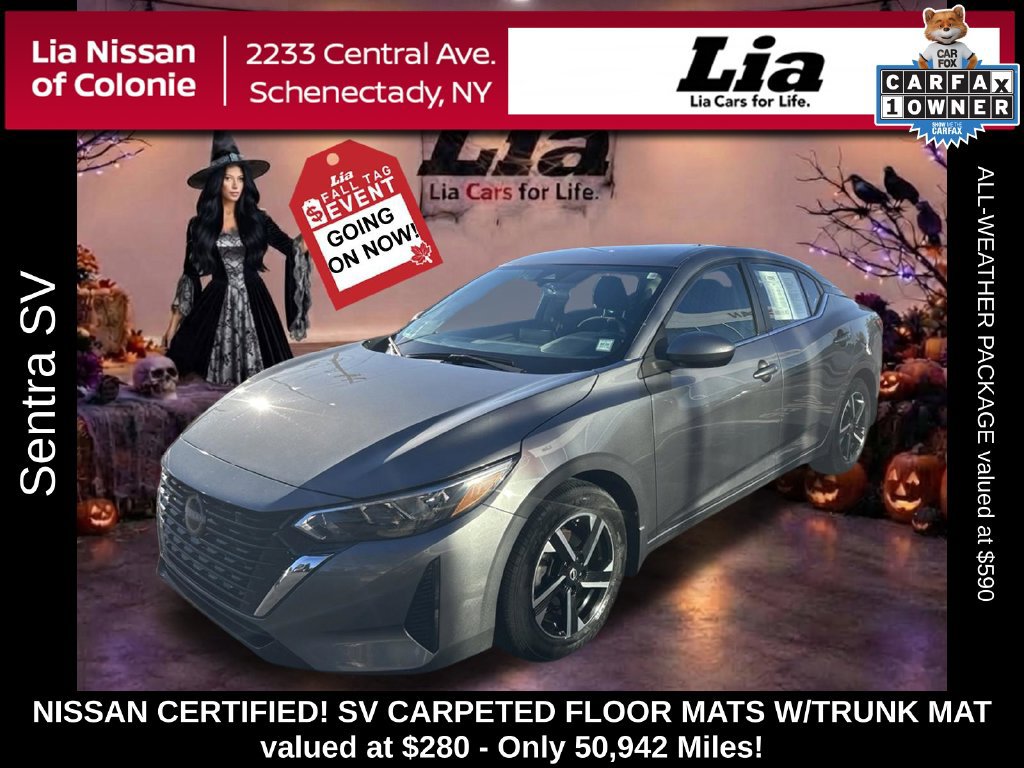 Certified 2024 Nissan Sentra SV w/ All-Weather Package FWD image 1