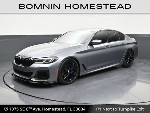 Used 2021 BMW 540i w/ M Sport Package RWD image 1
