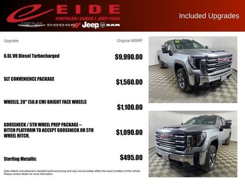 Used 2025 GMC Sierra 2500 SLT w/ SLT Convenience Package AWD/4WD image 12