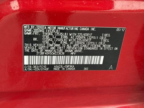 Used 2012 Toyota RAV4 4WD w/ Value Pkg image 32