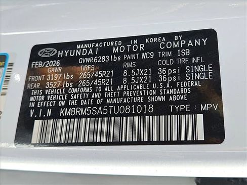 New 2026 Hyundai Palisade Calligraphy FWD image 17