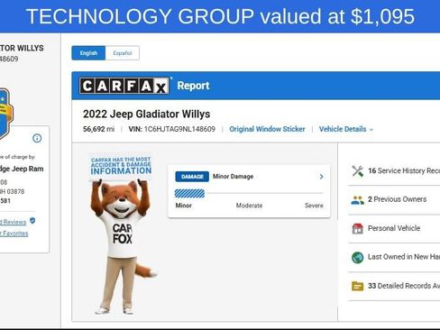 Used 2022 Jeep Gladiator Sport AWD/4WD image 10