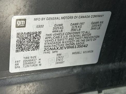 Used 2022 Chevrolet Equinox LT w/ Driver Convenience Package image 36