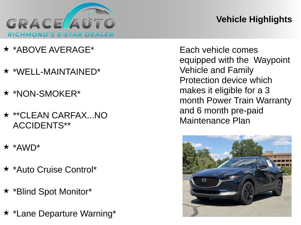 Used 2024 MAZDA CX-30 AWD 2.5 S w/ Select Sport Pkg image 2