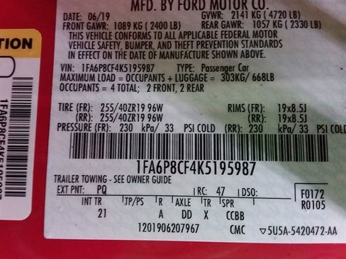 Used 2019 Ford Mustang GT w/ Black Accent Package image 21