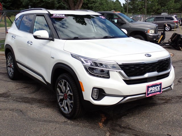 Used 2021 Kia Seltos SX w/ SX Sunroof Package AWD/4WD image 4