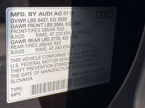 Used 2018 Audi Q7 2.0T Premium Plus w/ Premium Plus Package AWD/4WD image 23