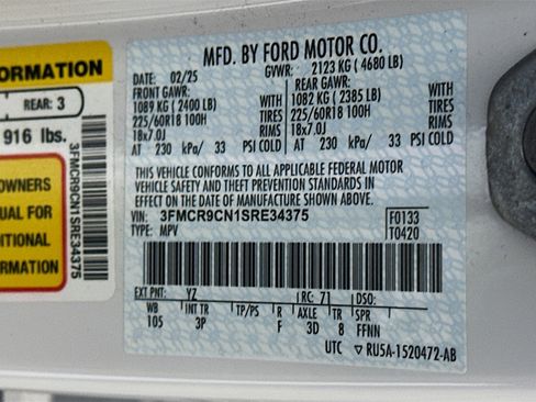 Used 2025 Ford Bronco Sport Outer Banks w/ Outer Banks Tech Package+ image 12