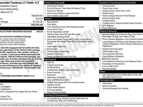 Used 2023 Chevrolet Traverse LT AWD/4WD image 33