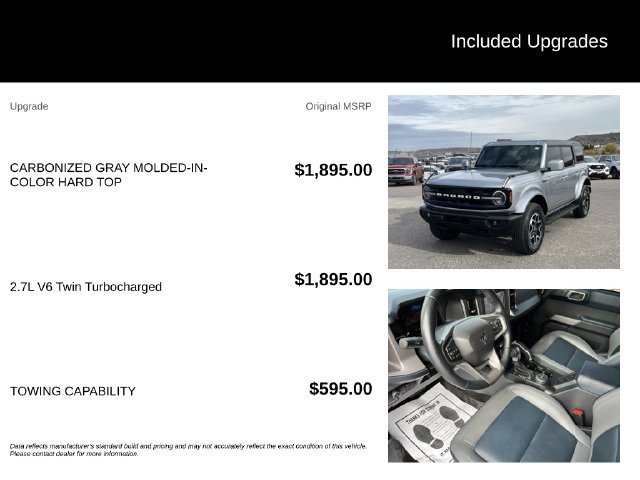 Used 2023 Ford Bronco Outer Banks AWD/4WD image 5