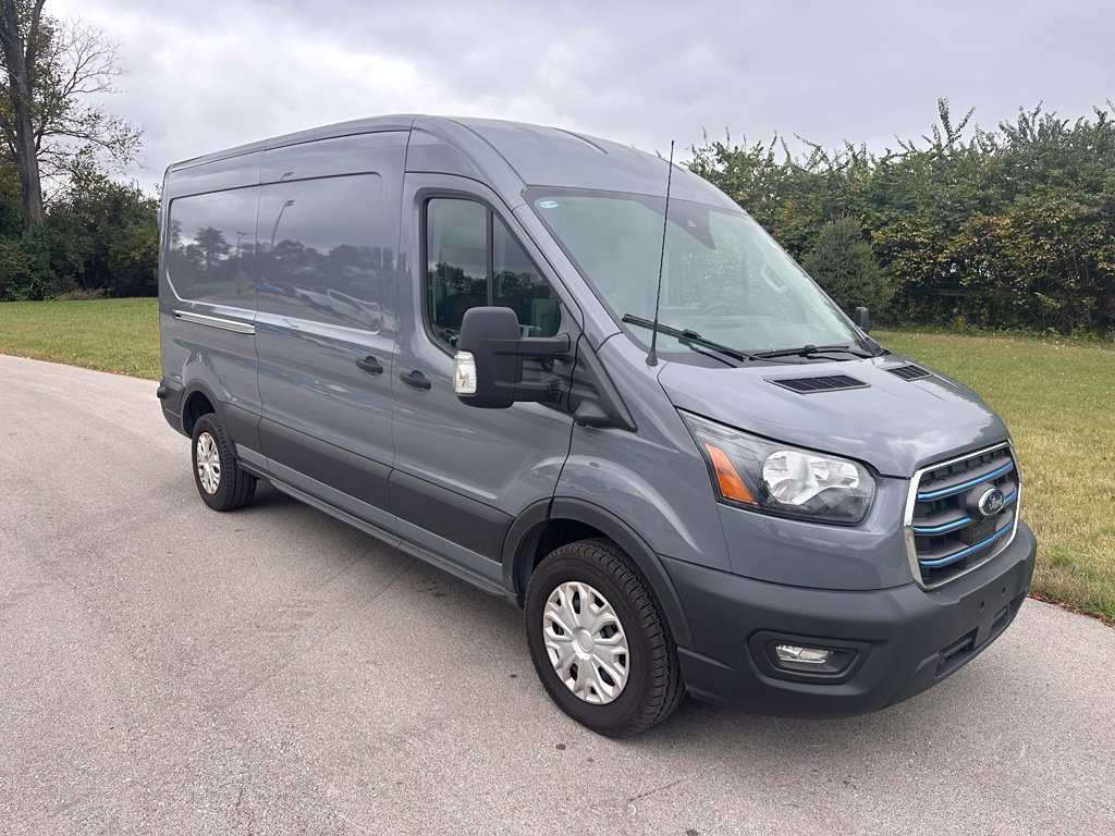 Used 2023 Ford E-Transit Medium Roof w/ Load Area Protection Package RWD image 1