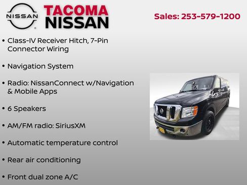 Used 2019 Nissan NV 3500 SL image 7