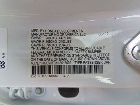 Certified 2022 Honda Accord Sport image 26