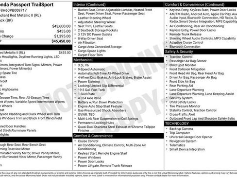 Used 2023 Honda Passport TrailSport image 34