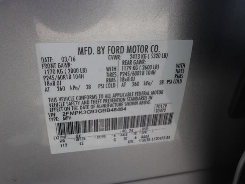 Used 2016 Ford Edge SE FWD image 9
