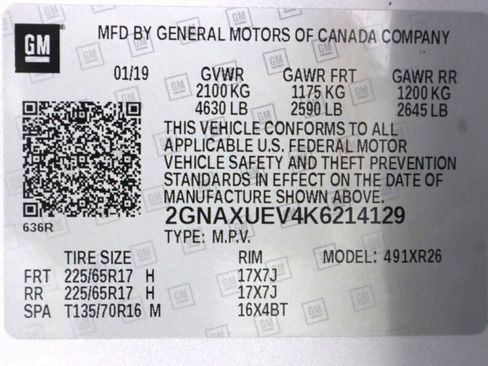Used 2019 Chevrolet Equinox LT AWD/4WD image 45