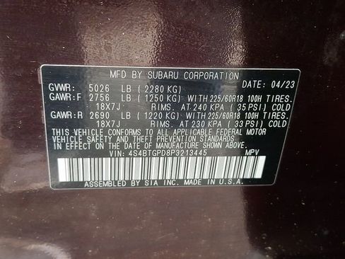 Used 2023 Subaru Outback Touring XT AWD/4WD image 28