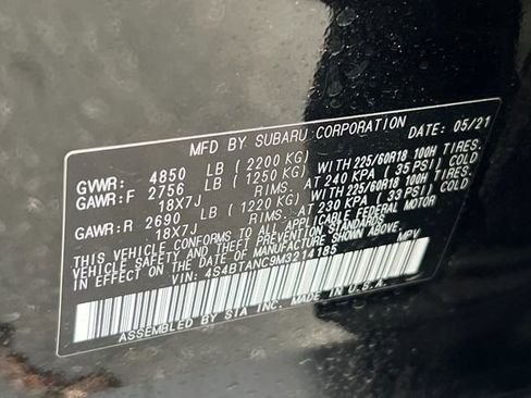 Used 2021 Subaru Outback Limited w/ Popular Package #2 image 34