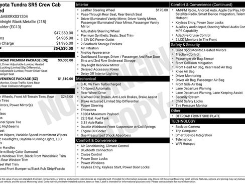 Used 2024 Toyota Tundra SR5 w/ TRD Off-Road Premium Package RWD image 31