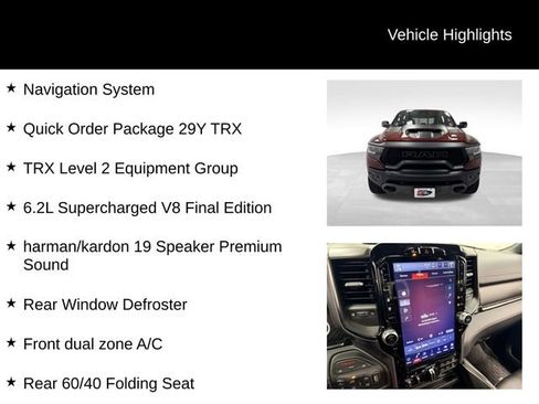 Used 2024 RAM 1500 TRX AWD/4WD image 16