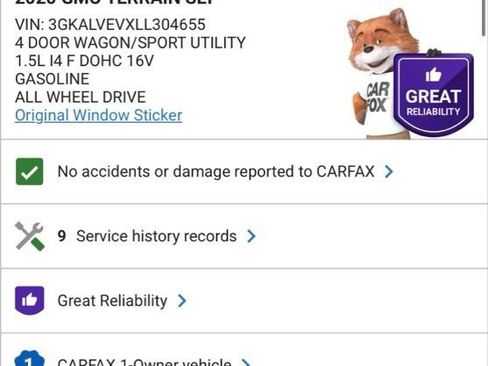 Used 2020 GMC Terrain SLT w/ Preferred Package image 3